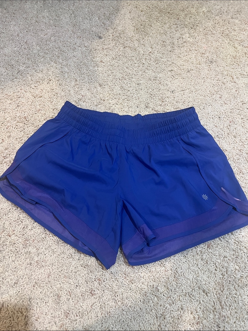 Women's Athleta Mesh Racer Run Shorts